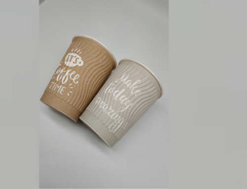Embossed paper cup